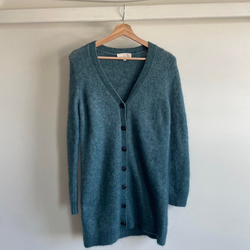 Sézane JUNIE mohair wool knit dress size L EUC